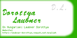 dorottya laubner business card